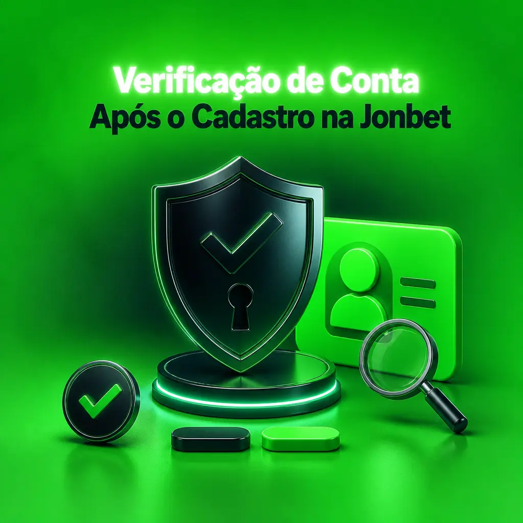 Verificação de conta na Jonbet após o cadastro, solicitada antes do primeiro saque